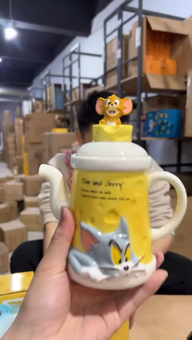 【闪购商品】杯原盒猫和老鼠奶酪茶壶