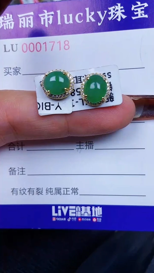 颈饰银S925镶嵌翡翠1718