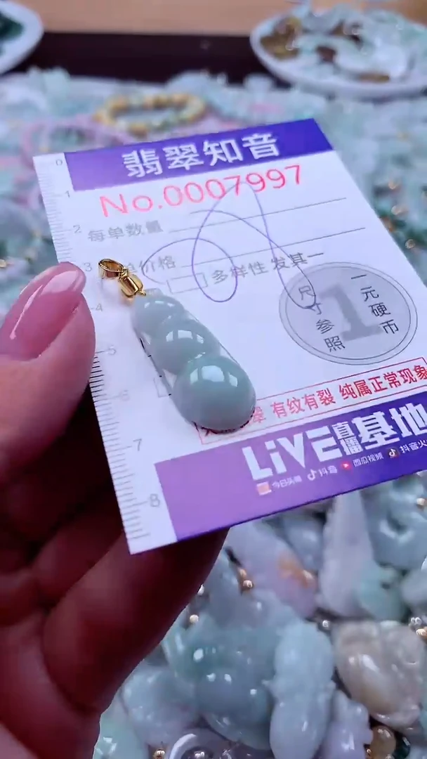 颈饰未镶嵌翡翠7997