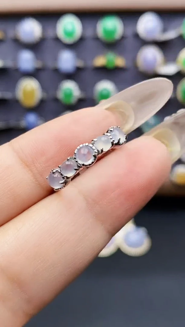 银S925镶嵌戒指翡翠2121