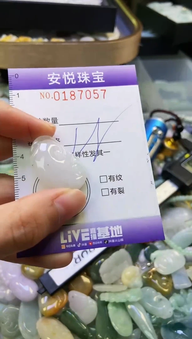 翡翠未镶嵌颈饰闪购0187057