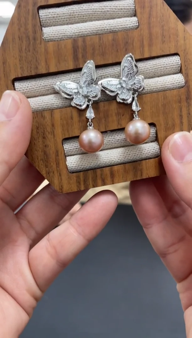 未镶嵌耳饰淡水珍珠63多样性发其一