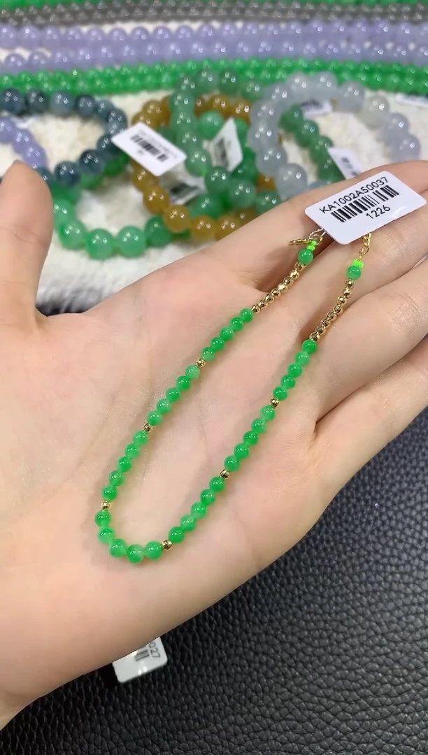 翡翠未镶嵌项链C17翡翠多样性发一件