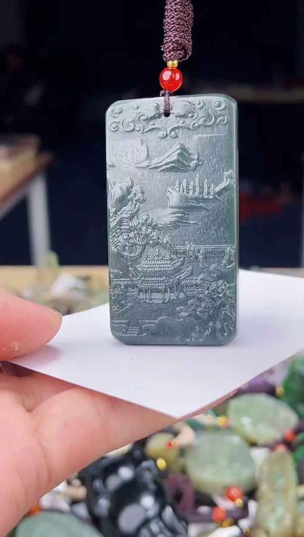 颈饰未镶嵌和田玉1