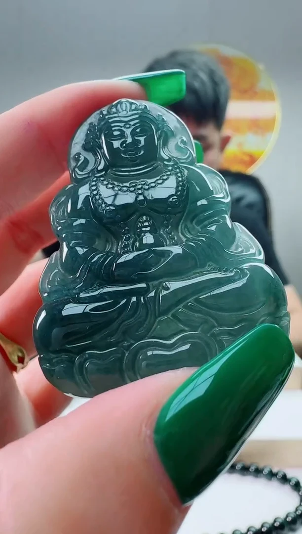 翡翠未镶嵌颈饰多样性随机发其一