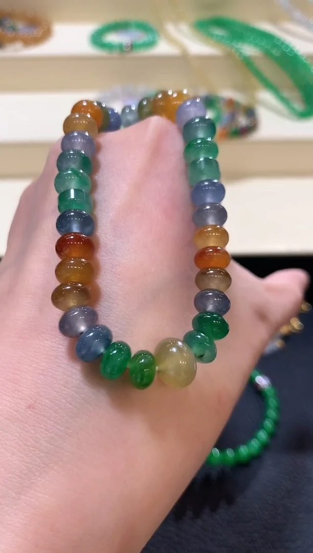 未镶嵌手串翡翠大*m229 尾款30000