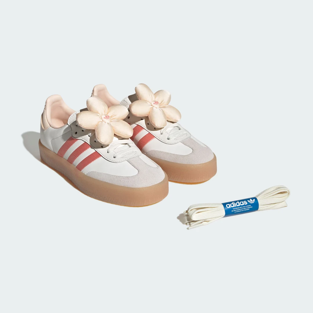 adidas三叶草SAMBAE SHOES 经典运动鞋小白鞋德训鞋「T头鞋」JR3334