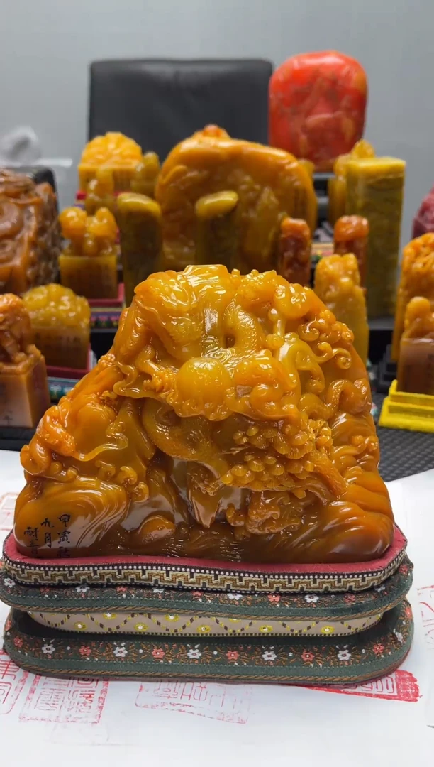 寿山石印石水****8精品印章27