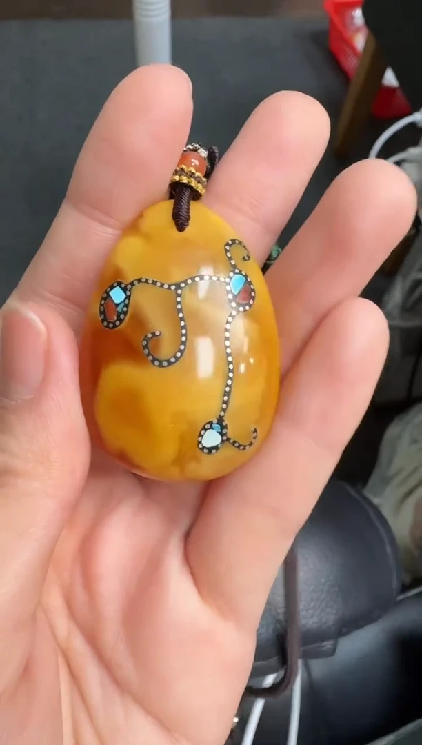未镶嵌颈饰蜜蜡7091天然蜜蜡珠宝奇石假一赔十
