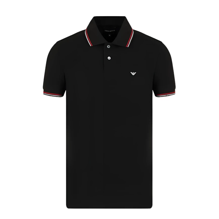 Emporio Armani/安普里奥·阿玛尼男士商务休闲奢品翻领短袖Polo衫