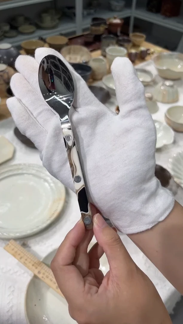 瓷片小酒馆黑沙丘茶勺