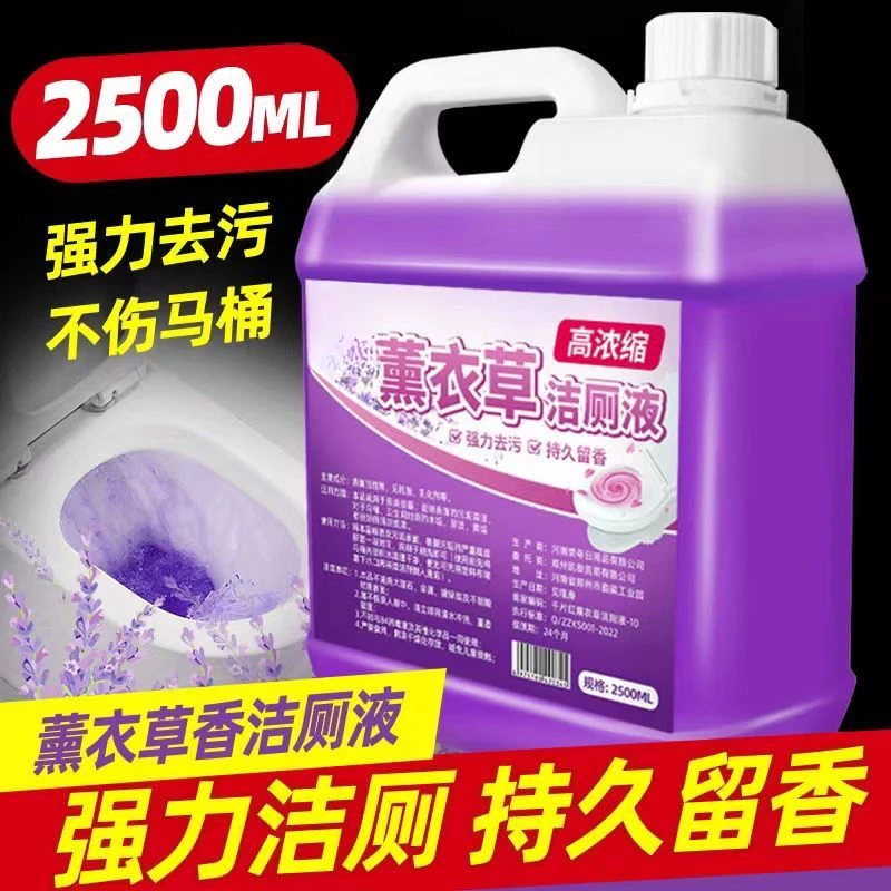 【实惠装】花香洁厕液马桶清洁剂卫生间去污去味抑菌除垢大桶洁厕灵