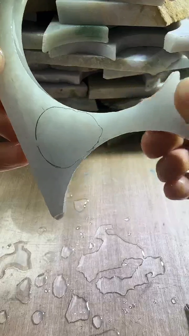 裸石翡翠天然翡翠A货花69