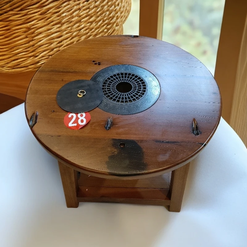 百年老船木围炉台宽80高60公分