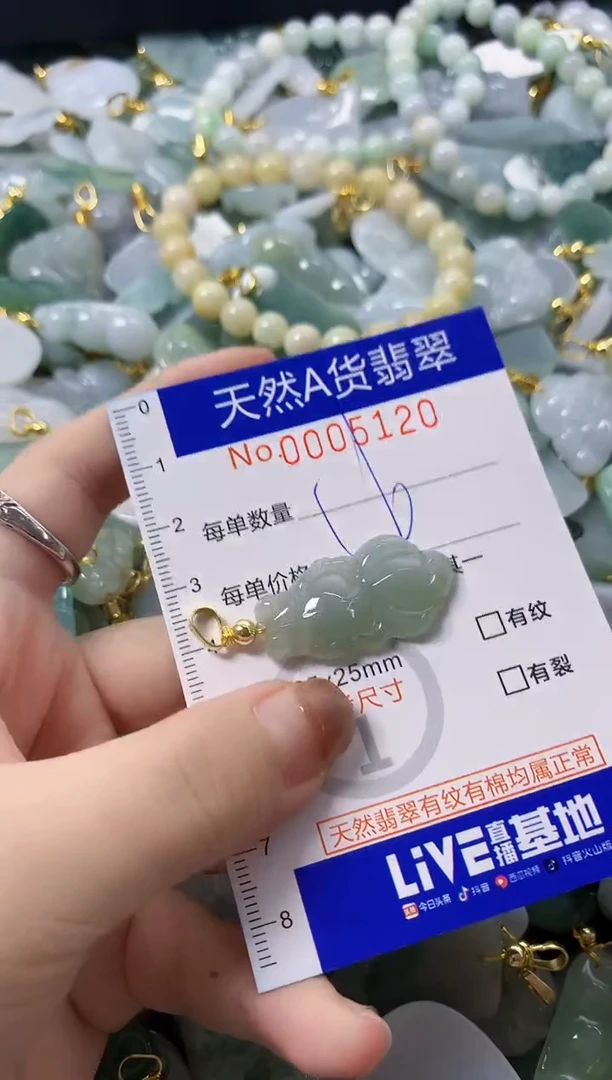 颈饰未镶嵌翡翠天然A货翡翠