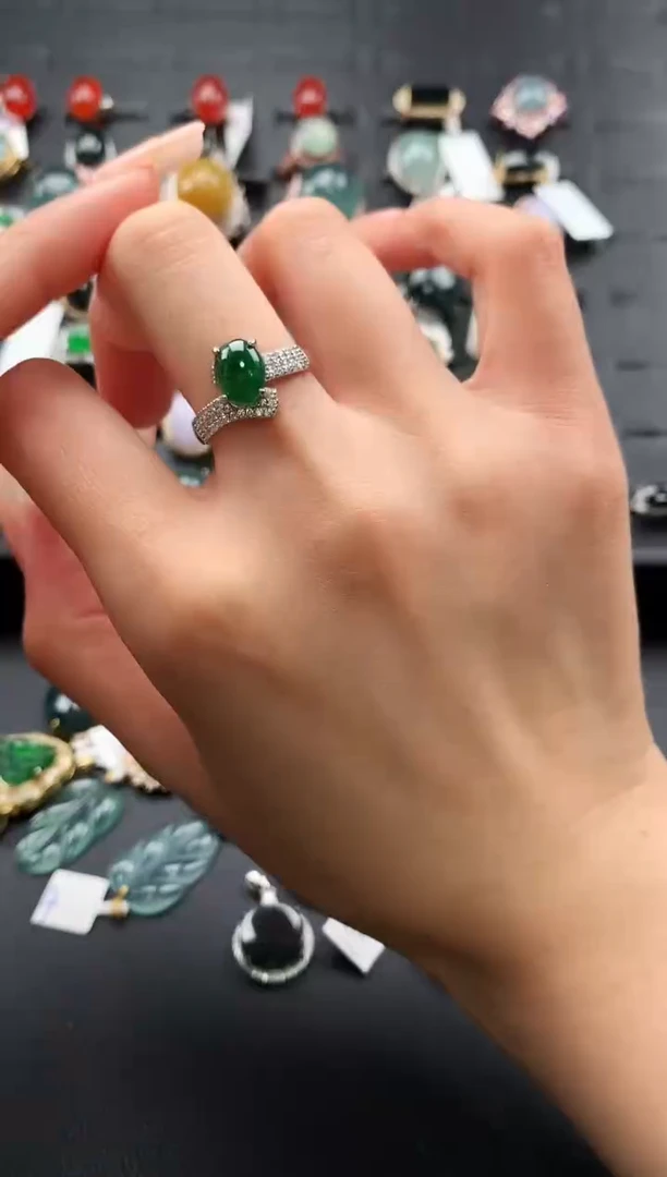 【闪购商品】翡翠戒指未镶嵌5438764876547
