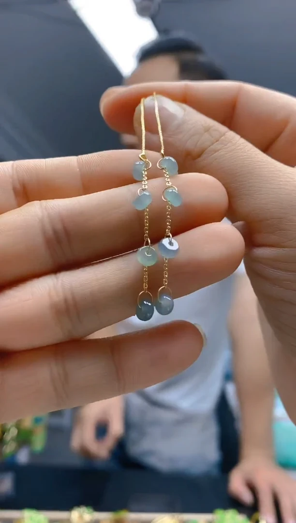 【闪购商品】翡翠耳饰合金220翡翠耳线