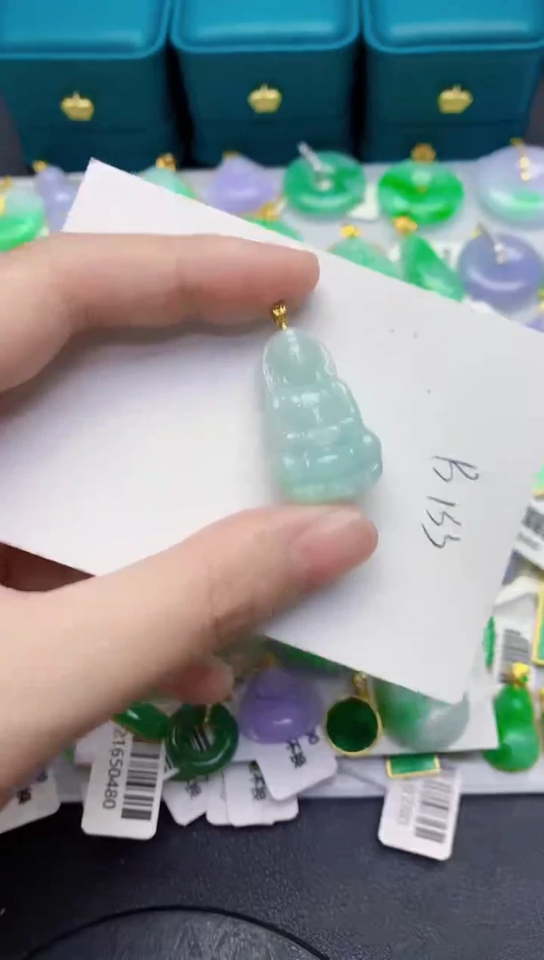 颈饰未镶嵌翡翠天然翡翠缅甸A货