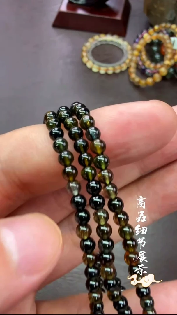 未镶嵌手链碧玺19多样性发一