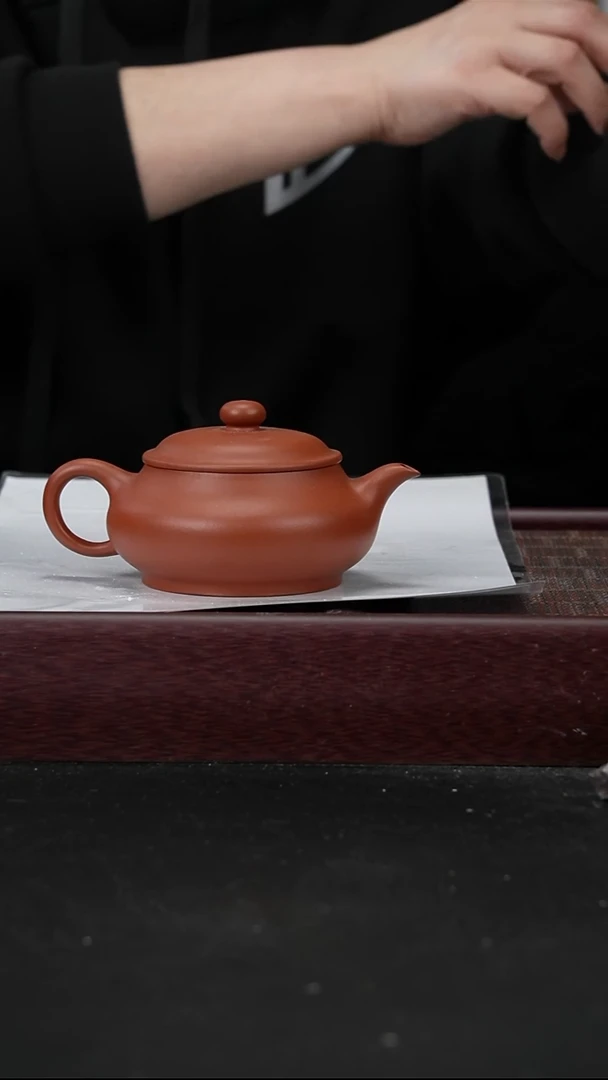茶壶紫砂wh朱泥 明炉220cc