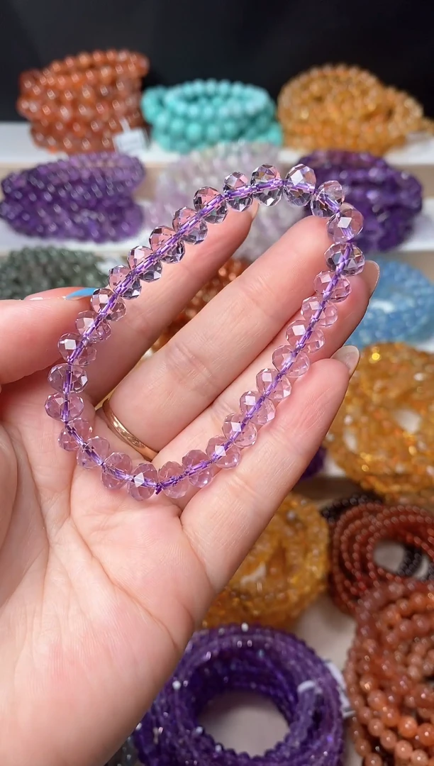 未镶嵌手串紫晶17.2