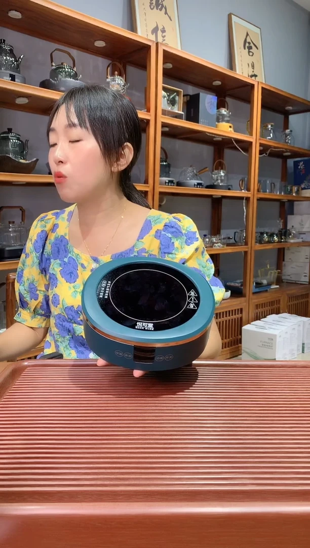 水晶玻璃无盖款悦可堂绿色