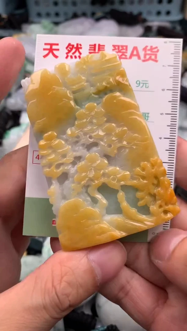 翡翠未镶嵌吊坠(不含链)1