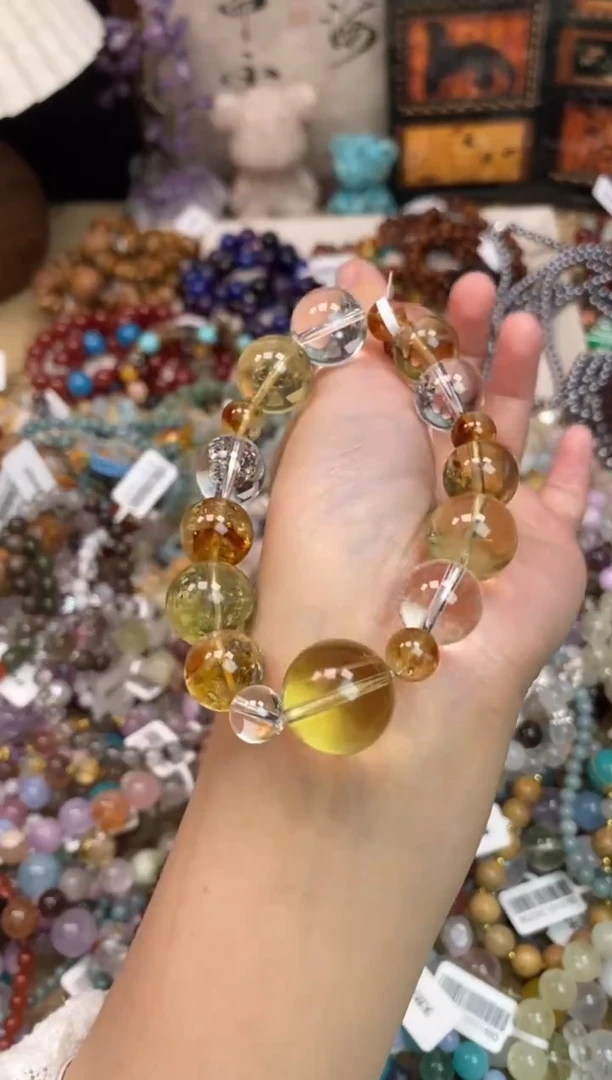 未镶嵌手链黄晶250