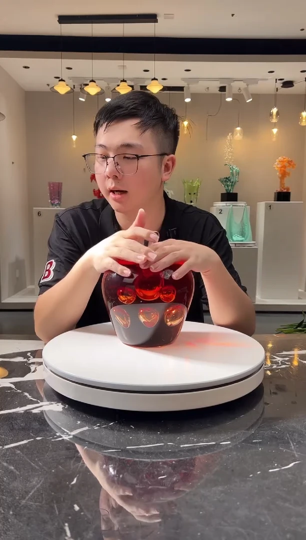 摆件巴比特美学 红色苹果16CM