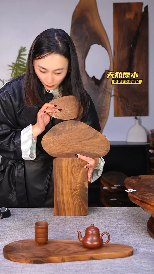 木周*北美黑胡桃原木.干裂疤结不属于商品质量问题完美主义者慎拍