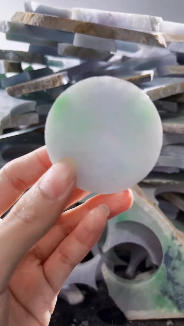 裸石翡翠缅甸翡翠A货陈8614