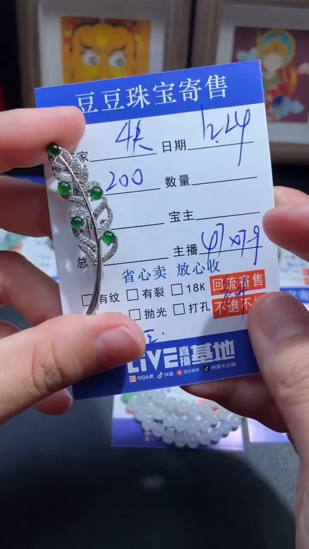 颈饰未镶嵌翡翠快***贝16