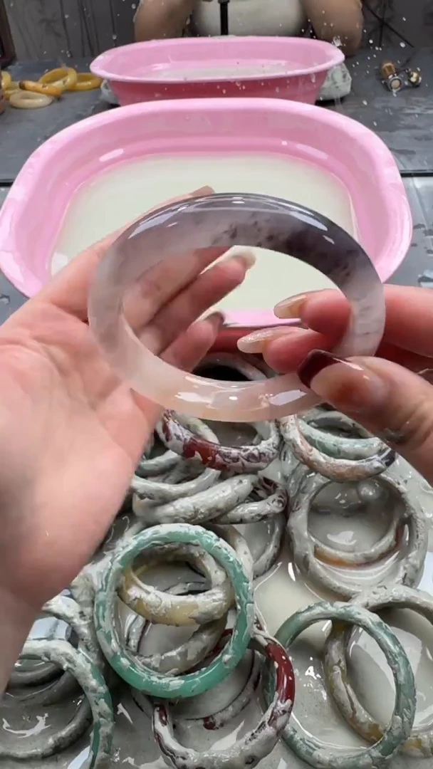 未镶嵌手镯石英质玉8