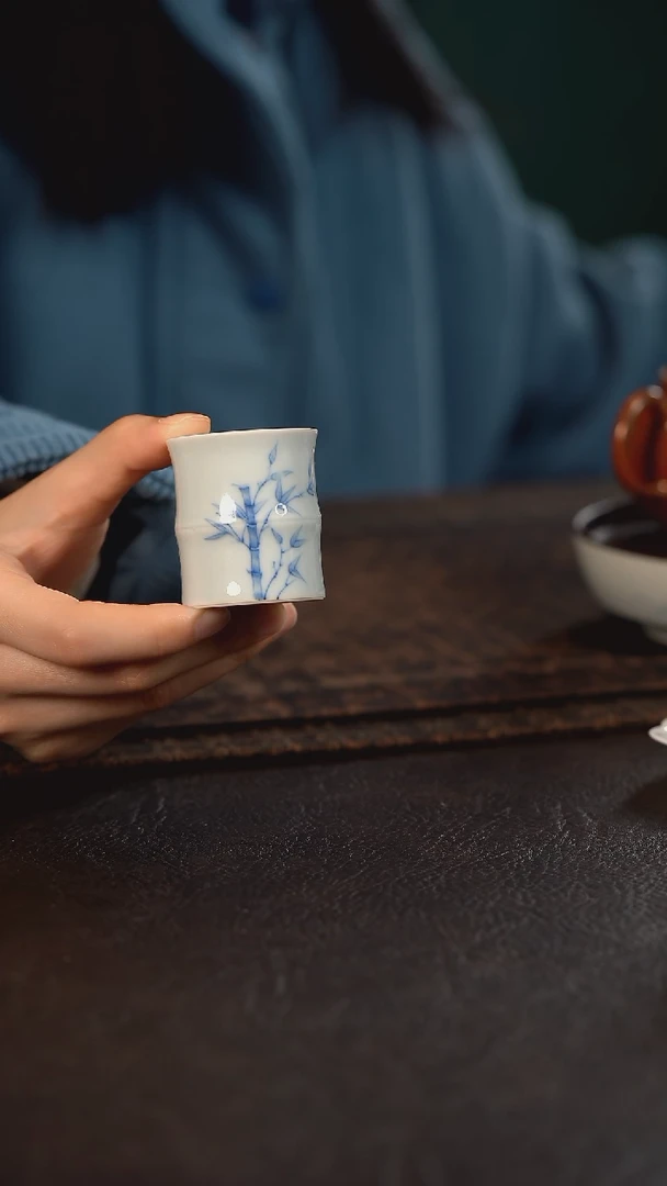 【闪购商品】杯聚澜堂竹子小竹节杯
