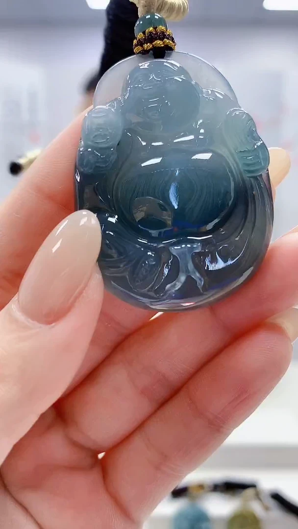 未镶嵌定制翡翠4898lr-毛货挂件37
