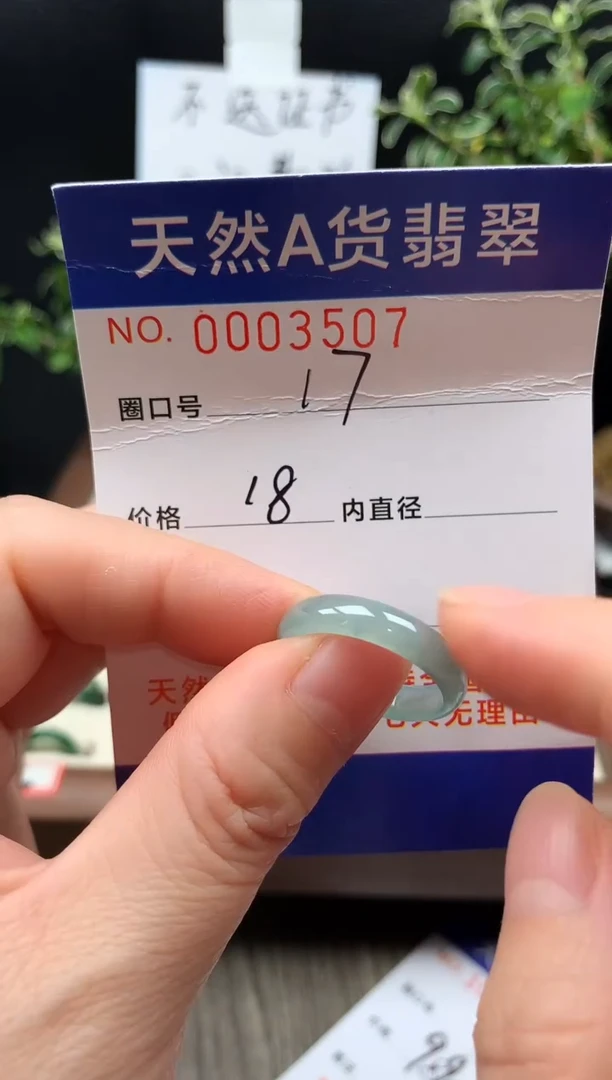 未镶嵌戒指翡翠17#