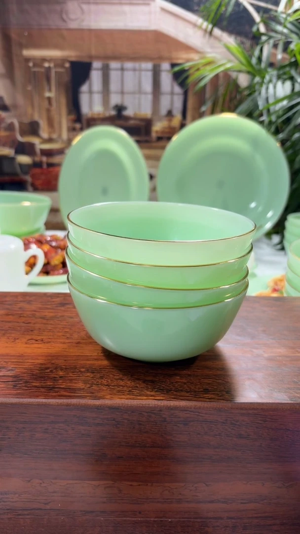 【闪购商品】... 5.5英寸玉瓷碗4个口径13.8厘米