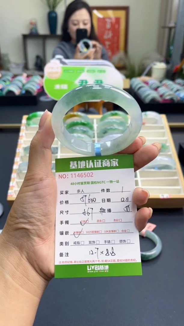 未镶嵌手镯翡翠多人