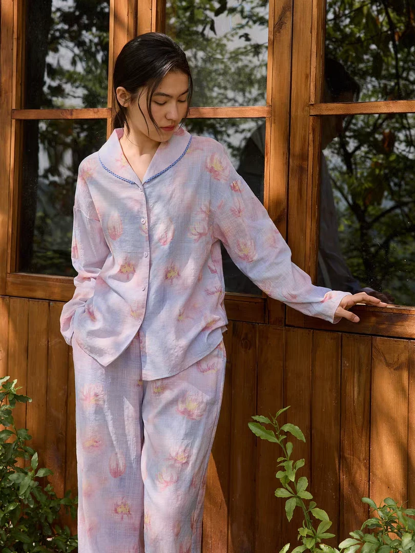 【蟲子姐姐专属】朵朵可可 252-197朵朵可可睡衣女25秋冬家居服套装