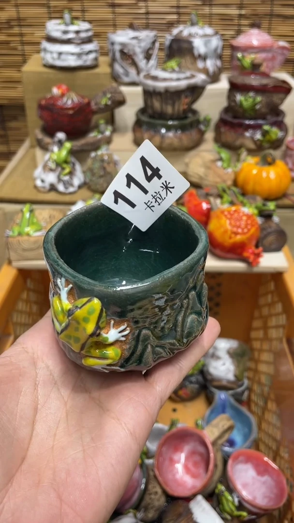 椰*?114精美粗陶手工柴烧