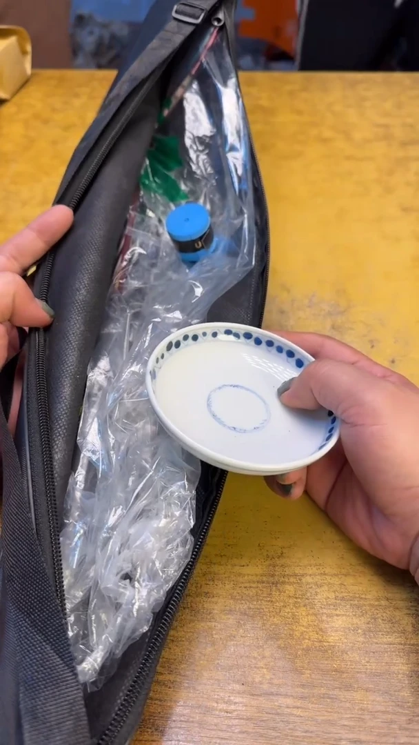 瓷器瓷器瑕疵瑕疵7球拍碗