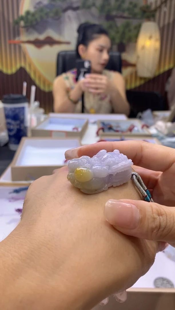 翡翠未镶嵌颈饰00009710