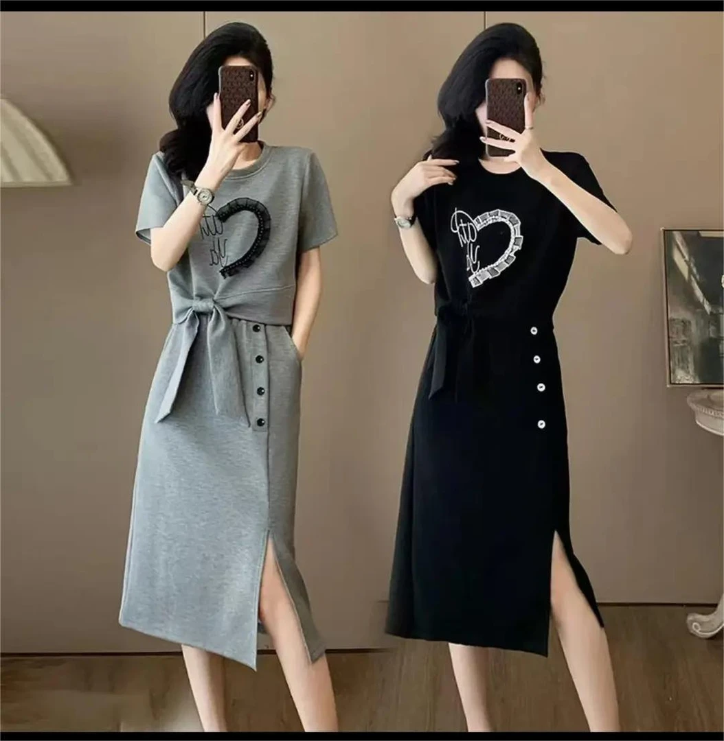 时尚新中式显瘦时尚套装法式韩版包臀通勤静奢风时尚套装0603