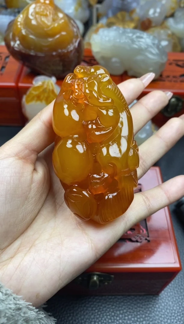 【闪购商品】玛瑙/玉髓手把未镶嵌00