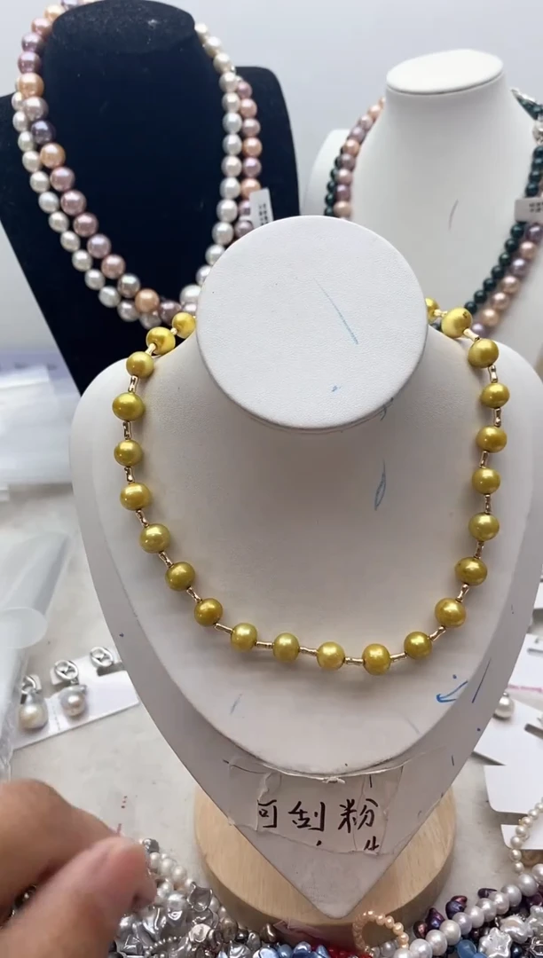 【闪购商品】淡水珍珠颈饰钛钢157