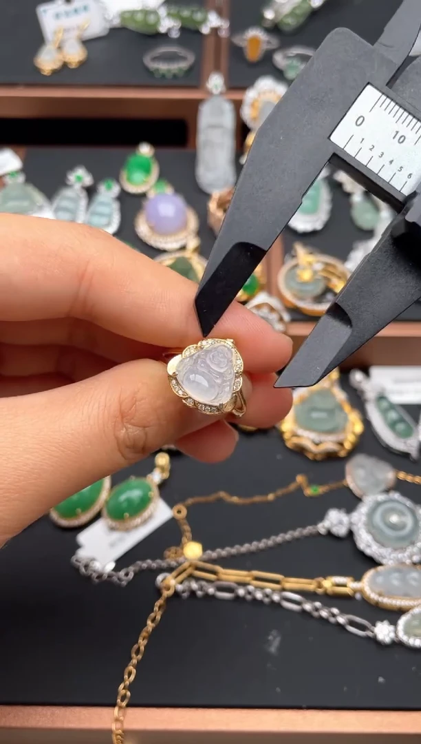 银S925镶嵌戒指翡翠1111111111111111