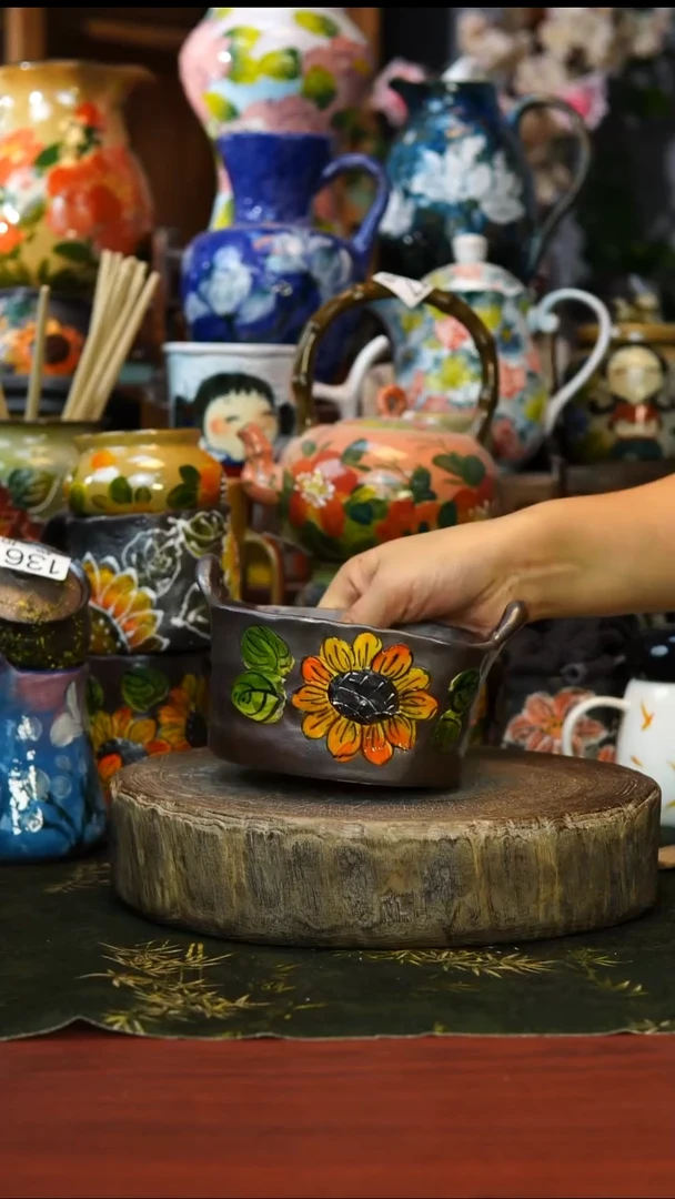 花瓶/杯子/碗182景德镇手工高温釉下彩