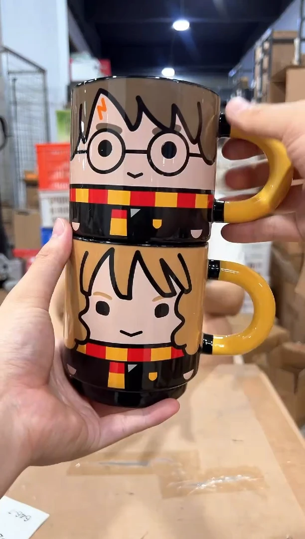 瓷片哈利波特赫敏叠叠对杯