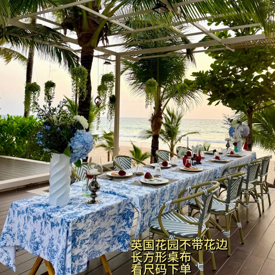 屋里进 桌布 英国花园