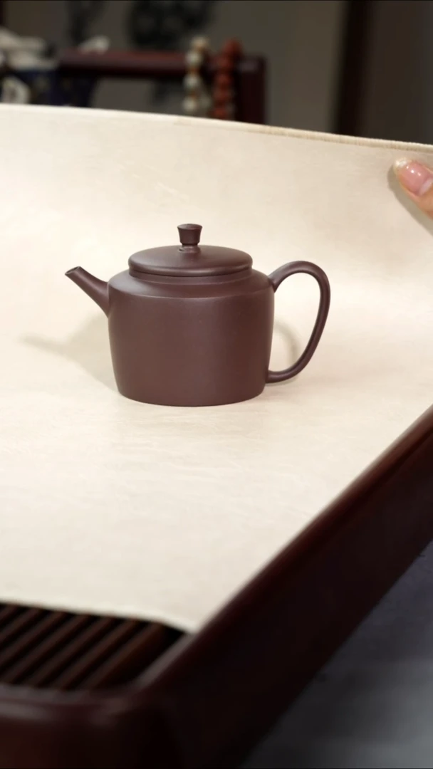 茶壶紫砂 世德堂平盖-底槽青-195CC
